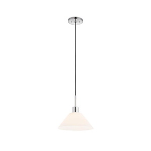 Glass Pendants - 1 Light pendant In Contemporary Style-11.75 Inches Tall and 12 Inches Wide