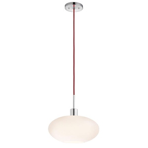 Glass Pendants - 1 Light pendant In Contemporary Style-13.75 Inches Tall and 14 Inches Wide - 1025314
