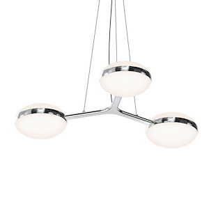 Pillows - 168W 6 LED Triple Pendant In Contemporary Style-5.5 Inches Tall and 35.5 Inches Wide - 1293955