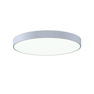 Pi - 53W 1 LED Round Flush Mount In Contemporary Style-4 Inches Tall and 24 Inches Wide