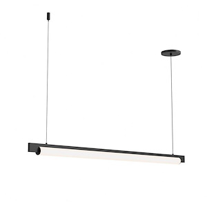 Keel - 22W 1 LED Pendant In Modern Style-2 Inhces Tall and 44 Inches Wide