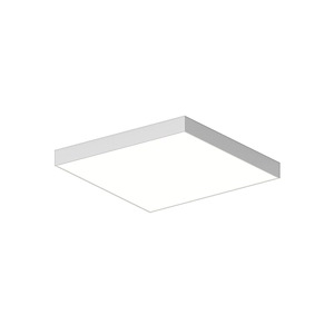 Pi - 53W 1 LED Square Flush Mount-4 Inches Tall and 24 Inches Wide