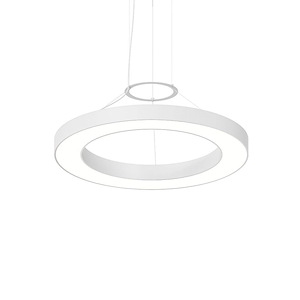 Pi - 72W 1 LED Round Pendant-2.5 Inches Tall and 30 Inches Wide - 1336767