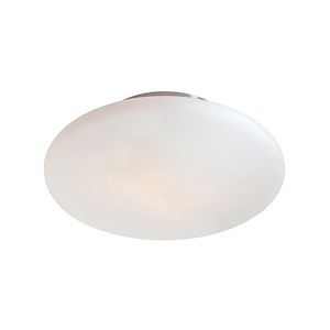 Wedge - 2 Light Flush Mount-14 Inches Wide
