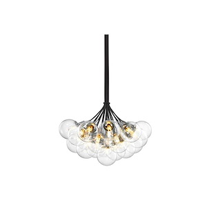 Orb Cluster - 19 Light Pendant In Contemporary Style-16 Inches Tall and 26 Inches Wide