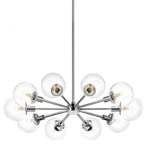 Orb - 10 Light Radial Pendant-5.50 Inches Tall and 32 Inches Wide - 396459