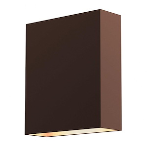 Flat Box - LED Wall Sconce-7 Inches Tall and 6 Inches Wide