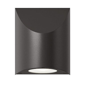 Shear - 1 LED Large Wall Sconce-6.25 Inches Tall and 5 Inches Wide