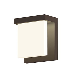 Glass Glow&#194;&#178; - LED Wall Sconce In Contemporary Style-5.75 Inches Tall and 5 Inches Wide
