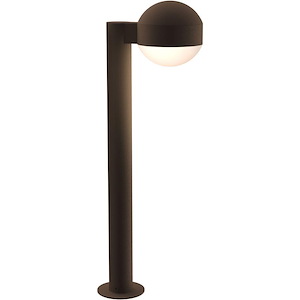 REALS - 1 LED Dome Cap and Dome Lens Bollard-23.75 Inch Tall and 5 Inch Wide - 1395841