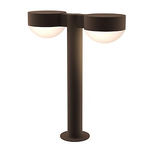 Reals - LED Double Bollard In Contemporary Style-16 Inches Tall and 5 Inches Wide - 1278075