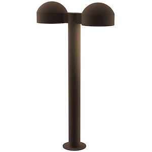 Reals - LED Double Bollard In Contemporary Style-22 Inches Tall and 5 Inches Wide - 1277869