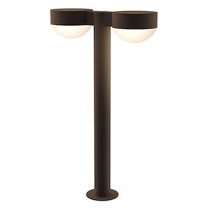 Reals - LED Double Bollard In Contemporary Style-22 Inches Tall and 5 Inches Wide - 1277986