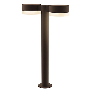 Reals - LED Double Bollard In Contemporary Style-22 Inches Tall and 5 Inches Wide - 1277925