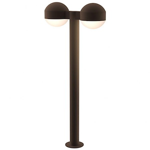 Reals - LED Double Bollard In Contemporary Style-28 Inches Tall and 5 Inches Wide - 1278077