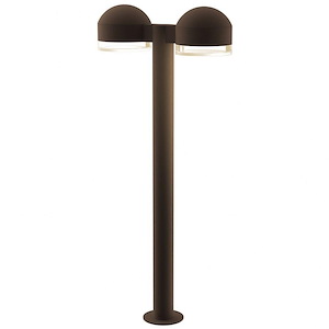Reals - LED Double Bollard In Contemporary Style-28 Inches Tall and 5 Inches Wide - 1277974