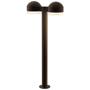 Reals - LED Double Bollard In Contemporary Style-28 Inches Tall and 5 Inches Wide - 1278035