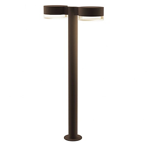 Reals - LED Double Bollard In Contemporary Style-28 Inches Tall and 5 Inches Wide - 1278036