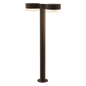 Reals - LED Double Bollard In Contemporary Style-28 Inches Tall and 5 Inches Wide - 1278078