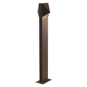 Triform Compact - LED Double Bollard In Contemporary Style-28 Inches Tall and 3.5 Inches Wide