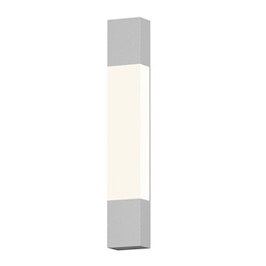 Box Column - LED Wall Sconce In Contemporary Style-22 Inches Tall and 22 Inches Wide