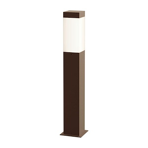 Square Column - 1 LED Bollard-22 Inches Tall and 3 Inches Wide