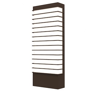 Tawa - LED Wide Wall Sconce In Modern Style-21 Inches Tall and 8.25 Inches Wide