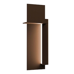 Backgate - 13W 1 LED Right Wall Sconce In Modern Style-20 Inches Tall and 8.25 Inches Wide - 1096349