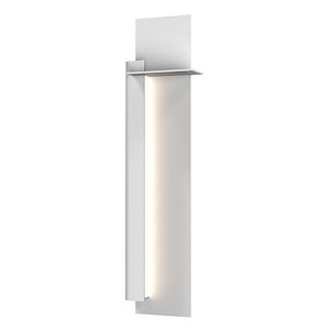 Backgate - 17W 1 LED Left Wall Sconce In Modern Style-30 Inches Tall and 8.25 Inches Wide