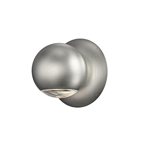 Hemisphere - 6W 1 LED Wall Sconce In Contemporary Style-4.25 Inches Tall and 4 Inches Wide - 1286635