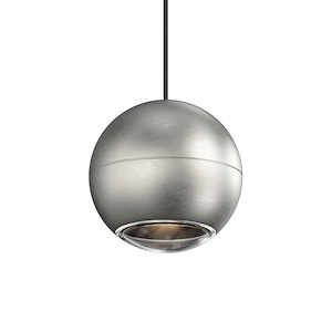 Hemisphere - 8W 1 LED Pendant In Contemporary Style-4.25 Inches Tall and 4 Inches Wide - 1286637