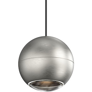 Hemisphere - 1 LED Pendant-4 Inch Wide - 1286637