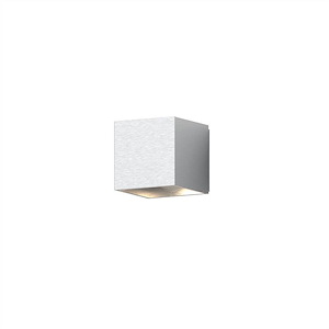 Qube - 10W 2 LED Small Wall Sconce-3.25 Inches Tall and 3.25 Inches Wide - 1336995