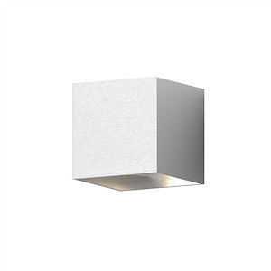 Qube - 14W 2 LED Large Wall Sconce-5.25 Inches Tall and 5.25 Inches Wide - 1336914