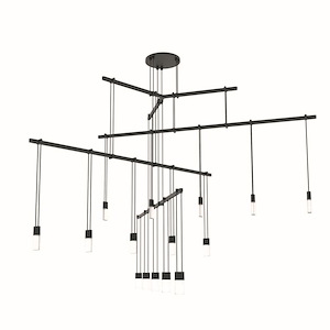 Suspenders - 24W 15 LED Pendant-33 Inch Tall and 49 Inch Wide - 1118040