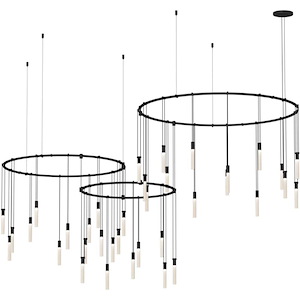 Suspenders - 61.2W 36 LED Pendant-43 Inch Tall and 40 Inch Wide - 1118038