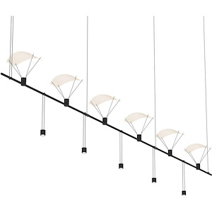 Suspenders - 49.5W 11 LED Pendant-23 Inch Tall and 110 Inch Wide - 1118036