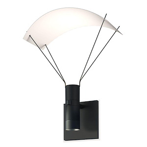 Suspenders - 9W 1 LED Snoot Flood Wall Sconce-12.75 Inch Tall and 10.75 Inch Wide - 1118077
