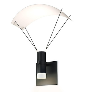 Suspenders - LED Standard Single Wall Sconce In Modern Style-12.75 Inches Tall and 10.75 Inches Wide