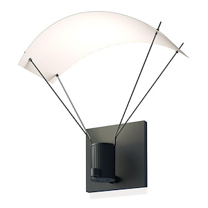 Suspenders - LED Standard Single Wall Sconce In Modern Style-10 Inches Tall and 10.75 Inches Wide