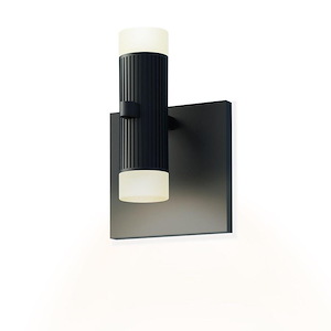 Suspenders - LED Standard Single Wall Sconce In Modern Style-5.75 Inches Tall and 1.75 Inches Wide