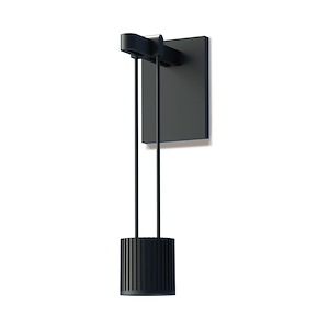 Suspenders - LED Mini Single Wall Sconce In Modern Style-8 Inches Tall and 1.75 Inches Wide