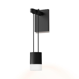 Suspenders - LED Mini Single Wall Sconce In Modern Style-9 Inches Tall and 1.75 Inches Wide