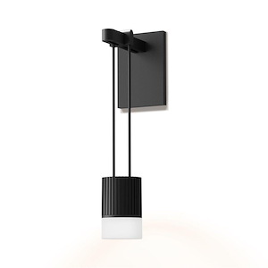 Suspenders - 4.5W 1 LED Drum Wall Sconce-9 Inch Tall and 1.75 Inch Wide - 1118064