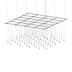 Suspenders - 113W 49 LED Pendant-44 Inch Tall and 97 Inch Wide - 1118067