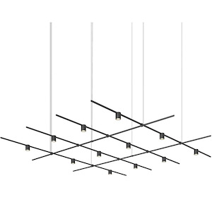 Suspenders - 96W 12 LED Pendant-3 Inch Tall and 97 Inch Wide - 1118068