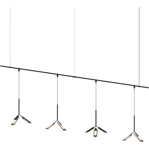 Suspenders - 10W 12 LED Pendant-32 Inch Tall and 49 Inch Wide - 1118055