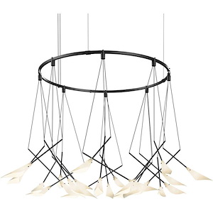 Suspenders - 20W 24 LED Pendant-31 Inch Tall and 54 Inch Wide - 1277959