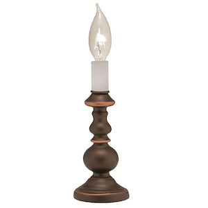 1 Light Candle Table Lamp-8 Inches Tall