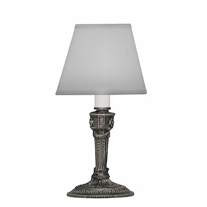 1 Light Candle Table Lamp-9.5 Inches Tall